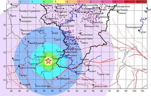 Землетрясение в Хакасии 3 сентября 2015 года